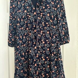 Floral Patterned Dress flowers size Small